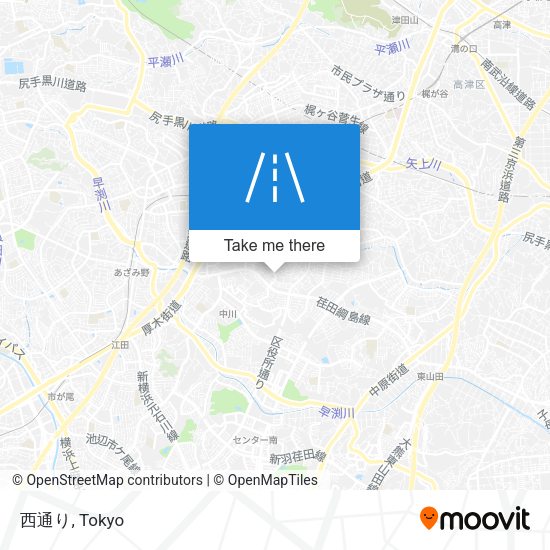 西通り map