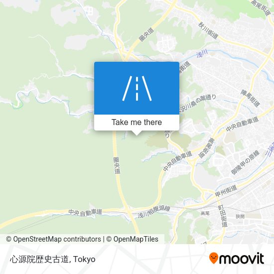 心源院歴史古道 map