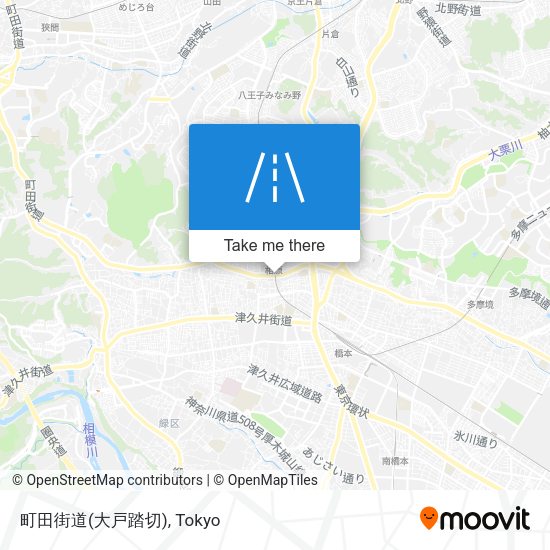 町田街道(大戸踏切) map
