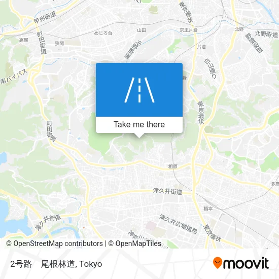 2号路　尾根林道 map