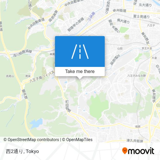 西2通り map