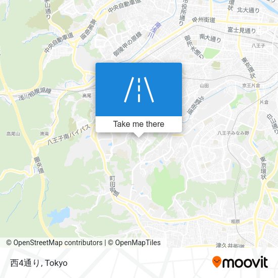 西4通り map