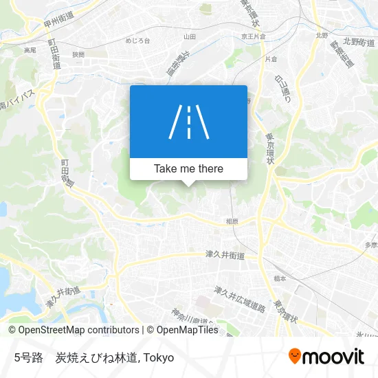 5号路　炭焼えびね林道 map