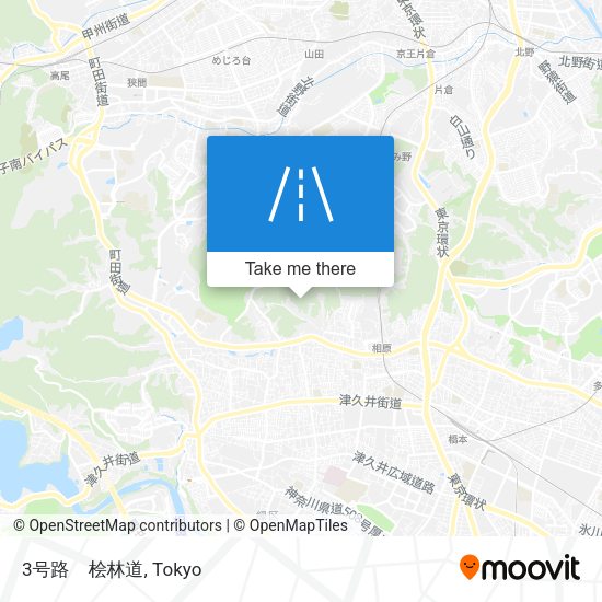 3号路　桧林道 map