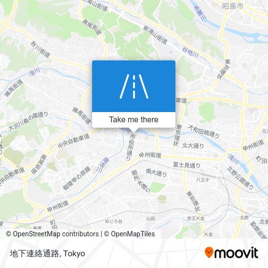地下連絡通路 map