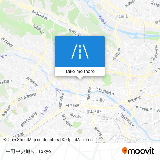 中野中央通り map