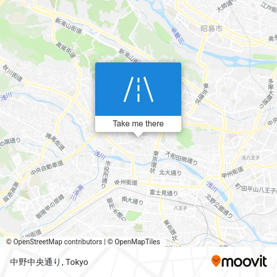 中野中央通り map