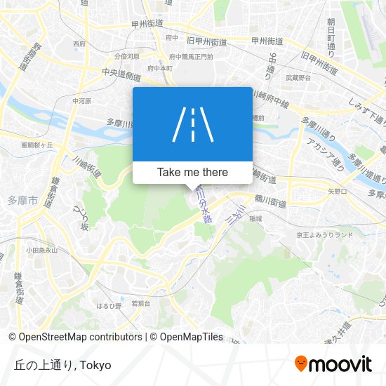 丘の上通り map