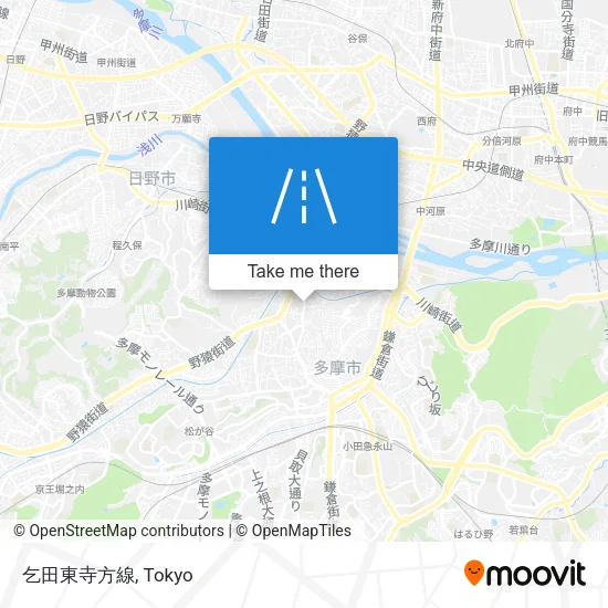 乞田東寺方線 map