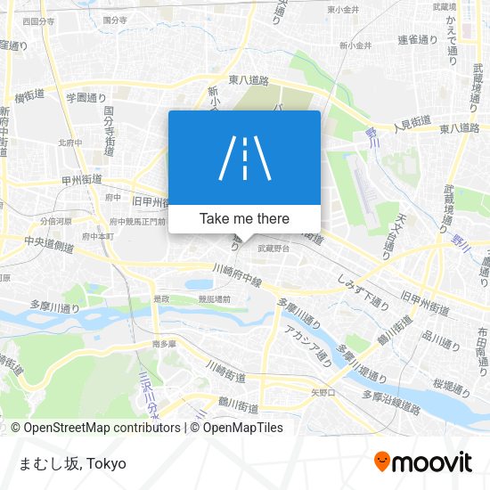 まむし坂 map