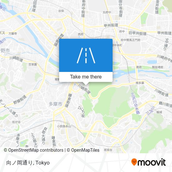 向ノ岡通り map