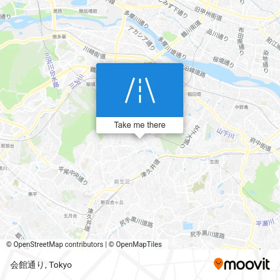会館通り map