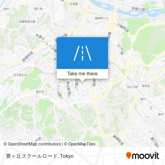 豊ヶ丘スクールロード map