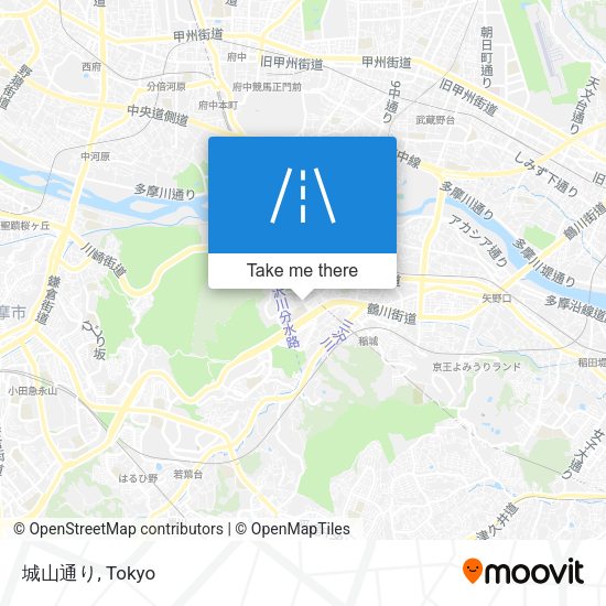 城山通り map