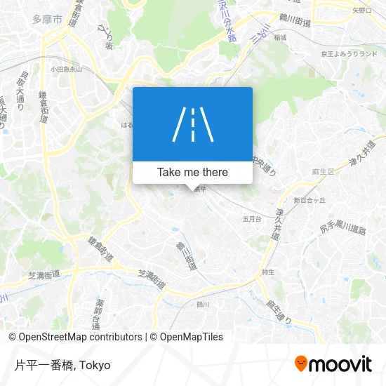片平一番橋 map