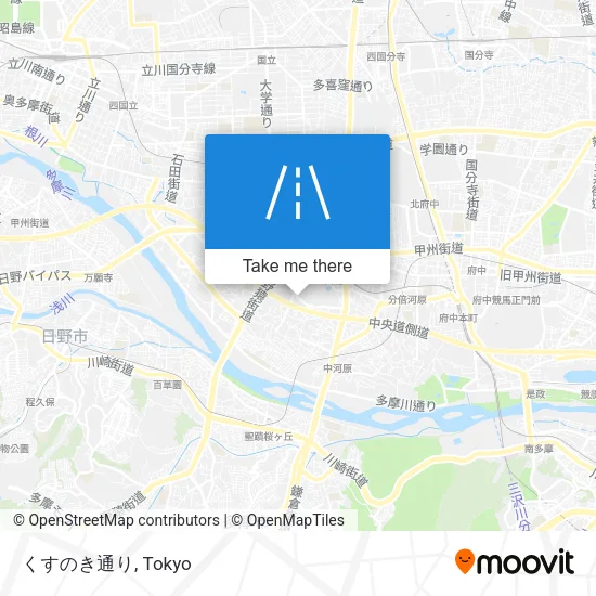 くすのき通り map