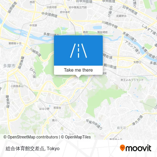 総合体育館交差点 map