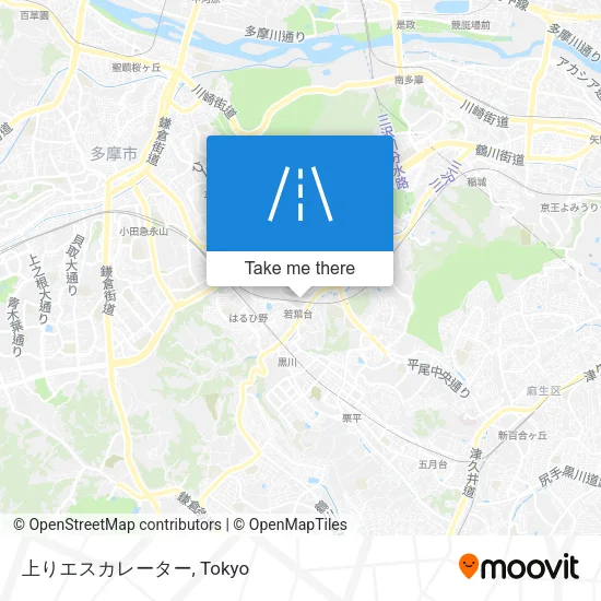 上りエスカレーター map