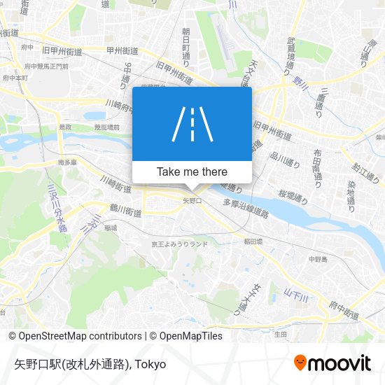 矢野口駅(改札外通路) map