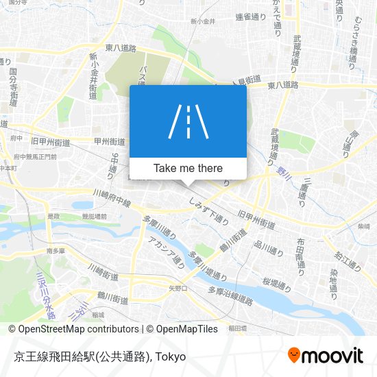 京王線飛田給駅(公共通路) map