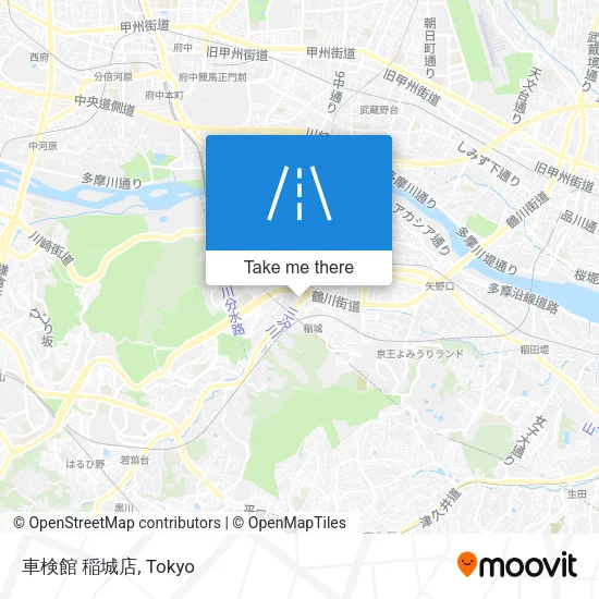 車検館 稲城店 map