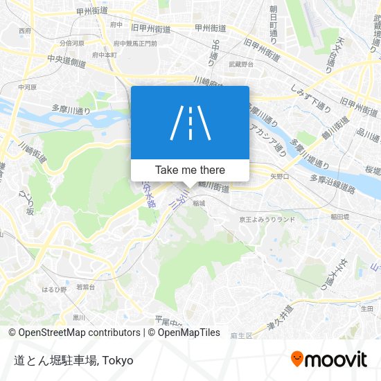 道とん堀駐車場 map