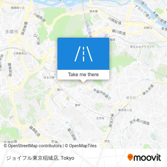ジョイフル東京稲城店 map