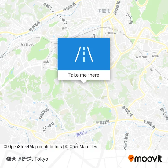 鎌倉脇街道 map