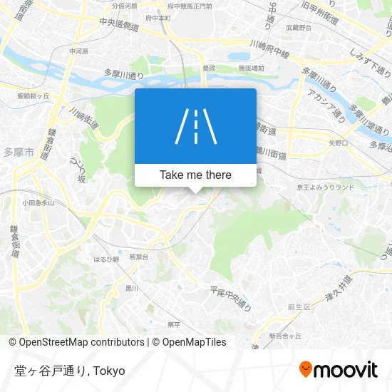 堂ヶ谷戸通り map