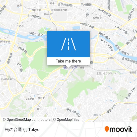松の台通り map