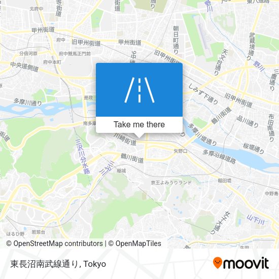 東長沼南武線通り map