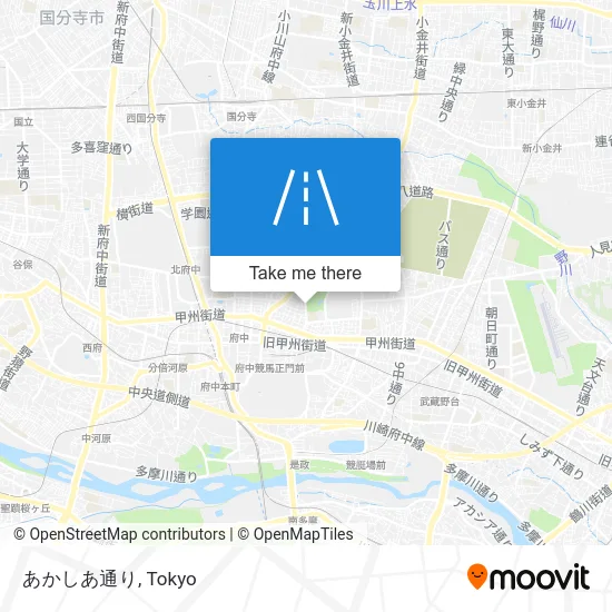 あかしあ通り map