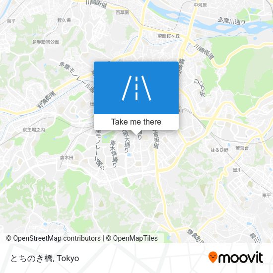 とちのき橋 map