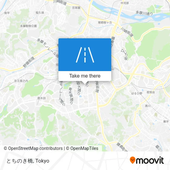 とちのき橋 map