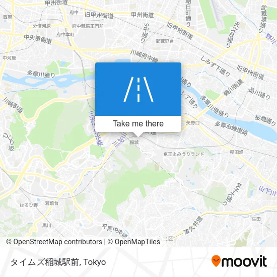 タイムズ稲城駅前 map
