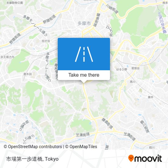 市場第一歩道橋 map