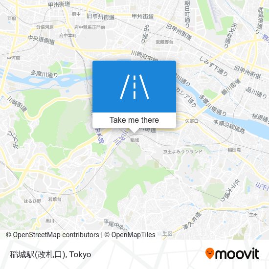 稲城駅(改札口) map
