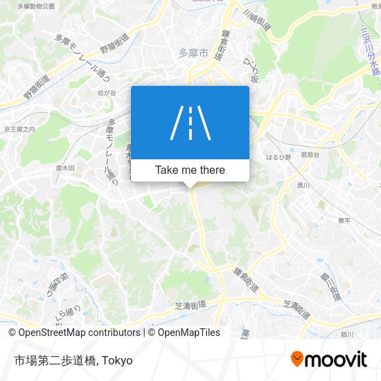 市場第二歩道橋 map