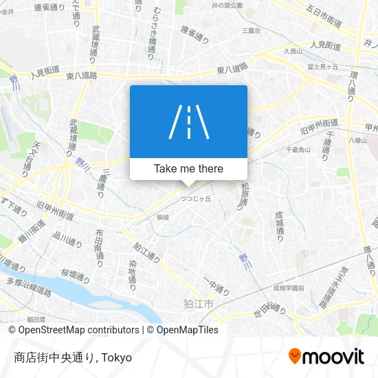 商店街中央通り map