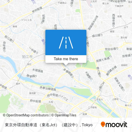 東京外環自動車道（東名Jct）（建設中） map