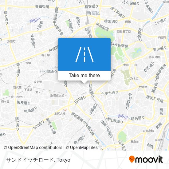 サンドイッチロード map