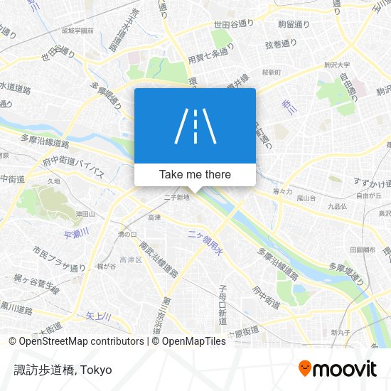 諏訪歩道橋 map