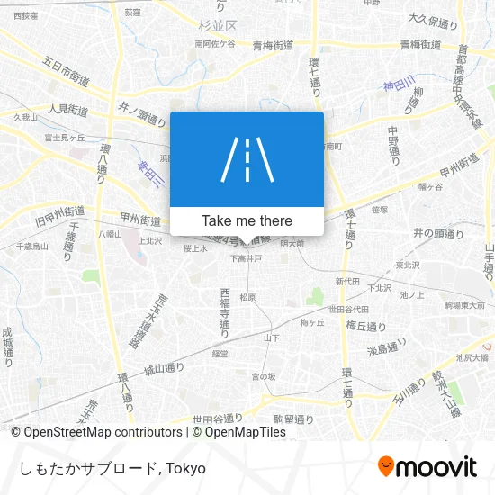 しもたかサブロード map