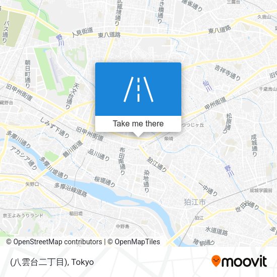 (八雲台二丁目) map