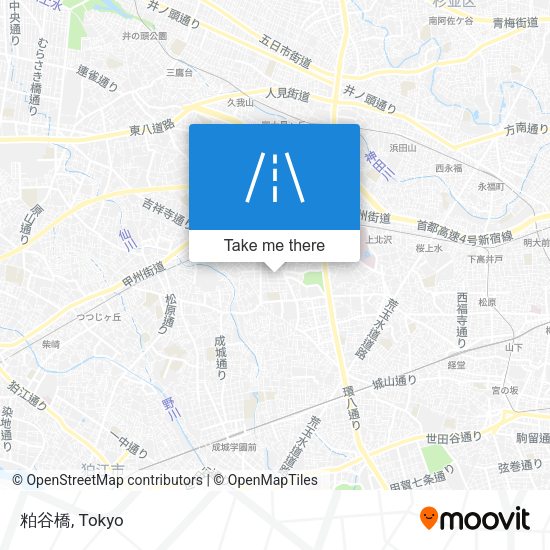 粕谷橋 map