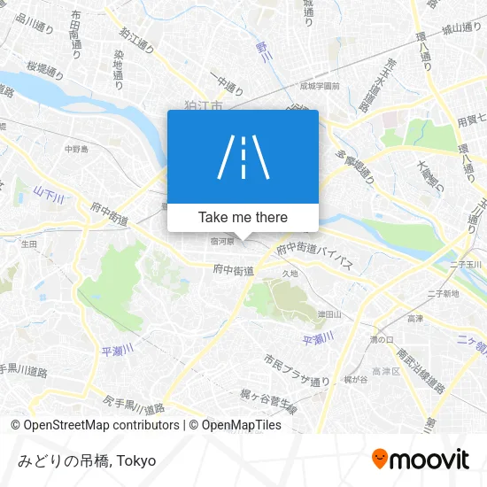 みどりの吊橋 map