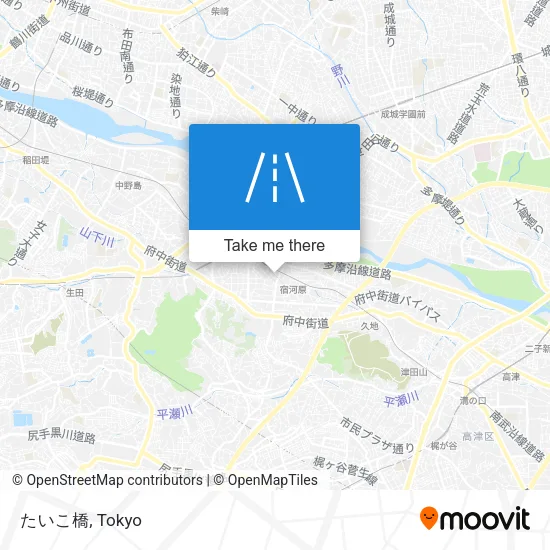 たいこ橋 map