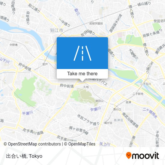出合い橋 map
