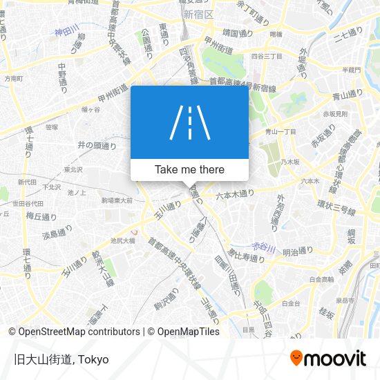 旧大山街道 map