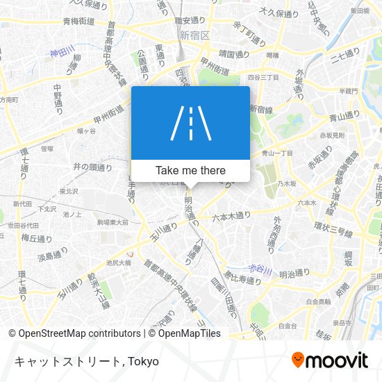 キャットストリート map